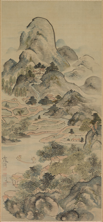 Fishing in a Springtime Valley