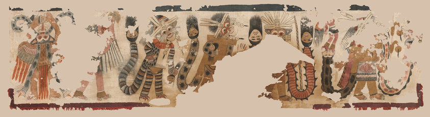 Cloth with Procession of Figures