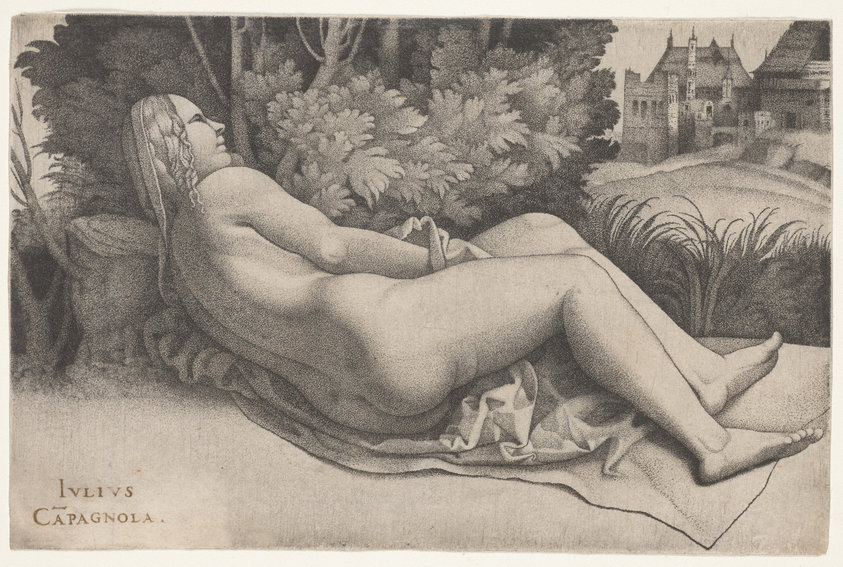Venus Reclining in a Landscape