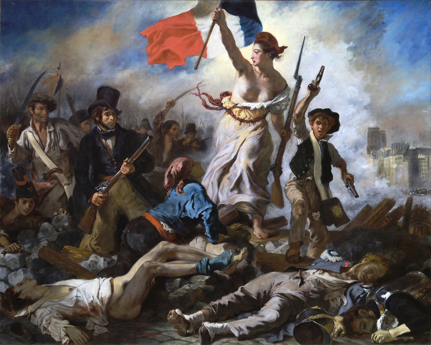 Le 28 juillet 1830. La Liberté guidant le peuple