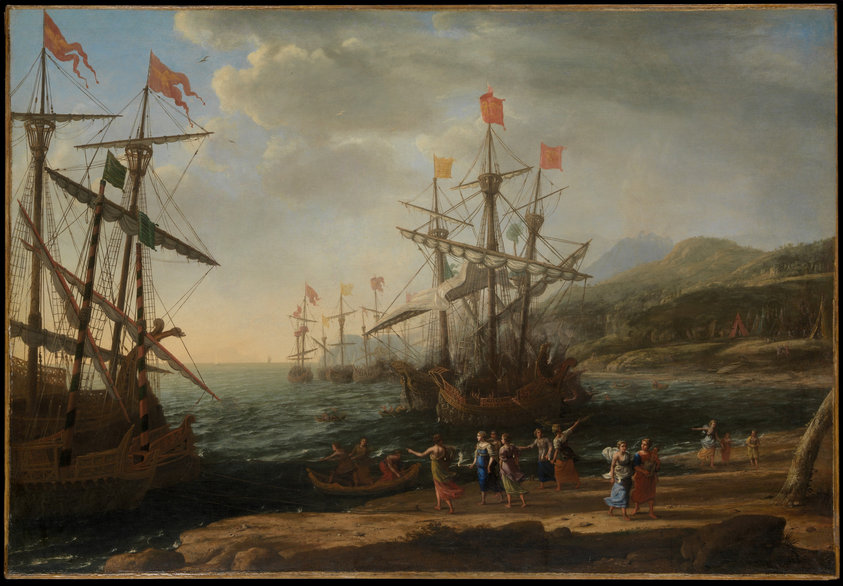 The Trojan Women Setting Fire to Their Fleet