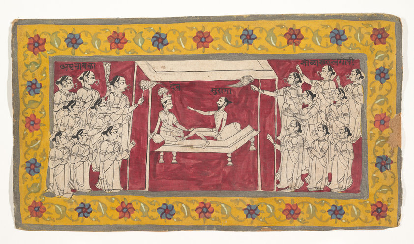 Krishna with an Ascetic