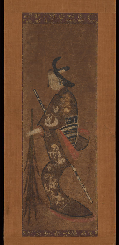 Ōtsu-e of a Youth Holding Irises (Yarō)