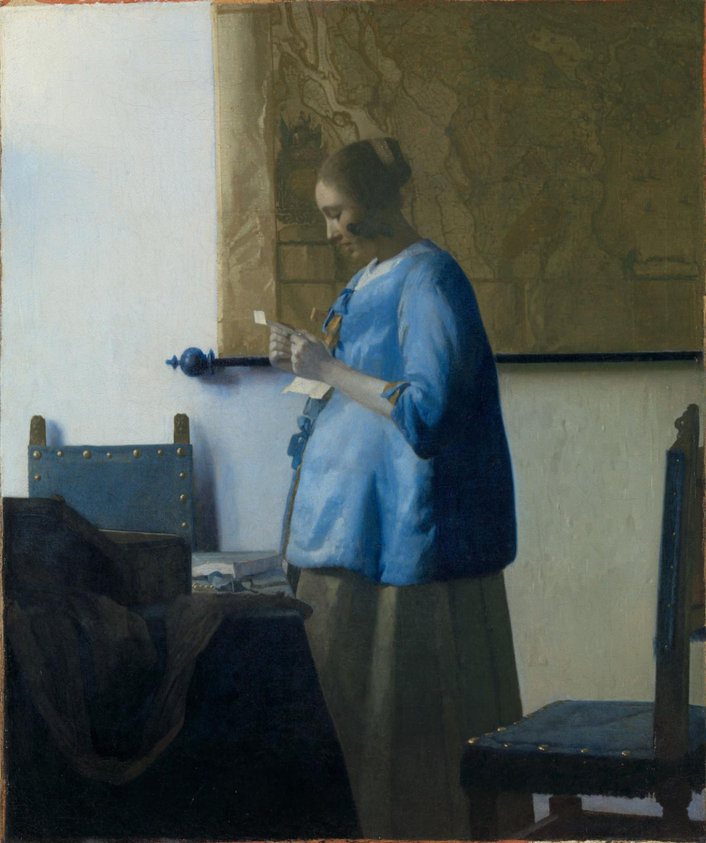 Woman Reading a Letter