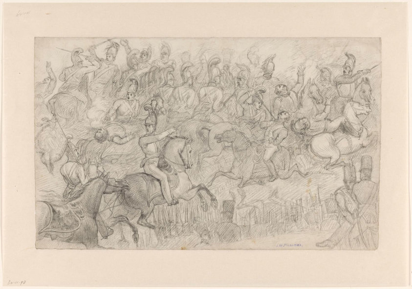 Study for The Battle of Waterloo