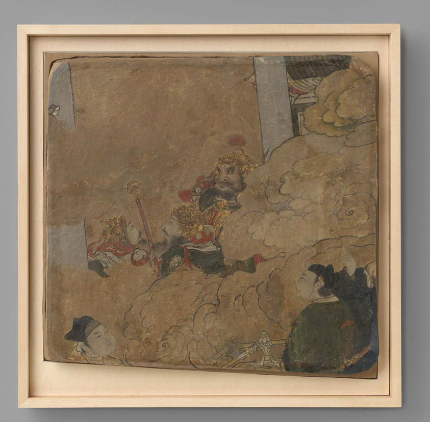 Fragment van een muurschildering