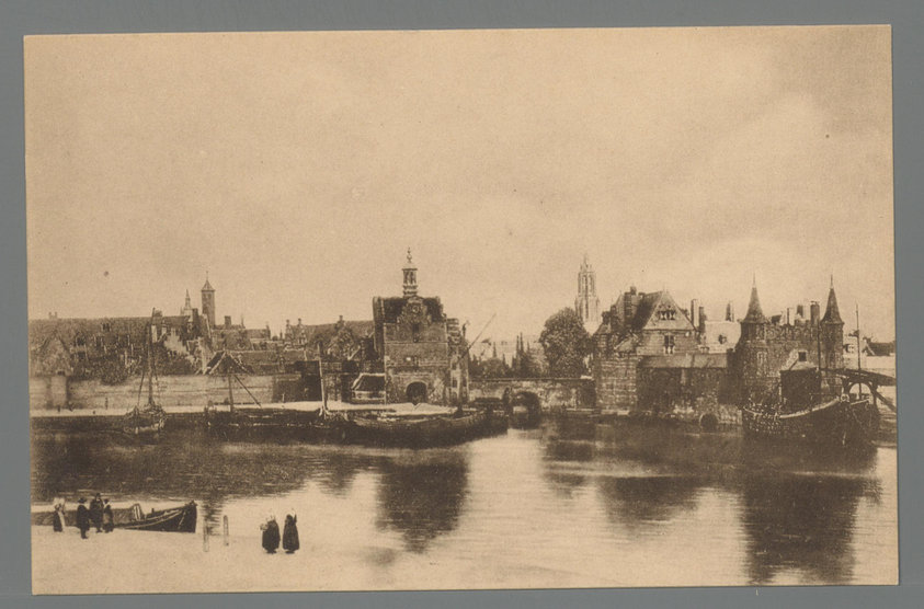 Johannes Vermeer. Gezicht op Delft / Vue de Delft / View of Delft / Ansicht von Delft