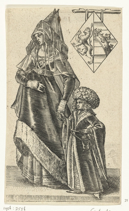 Portret van Geertruida van Saksen