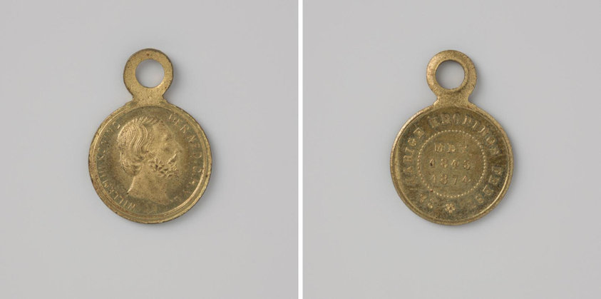 Vijfentwintigjarig regeringsjubileum van Koning Willem III 1874
