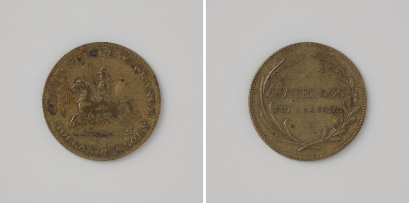De Kroonprins van Oranje in de Slag bij Waterloo 1815