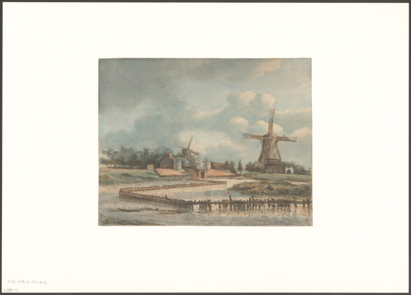 Gezicht op bolwerk Westerbeer