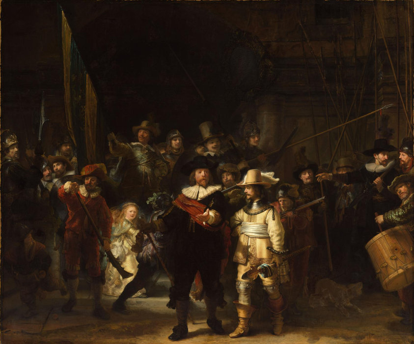 The Night Watch Militia Company of District II under the Command of Captain Frans Banninck Cocq