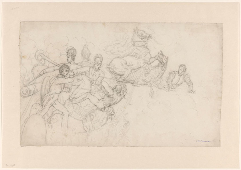 Study for The Battle of Waterloo