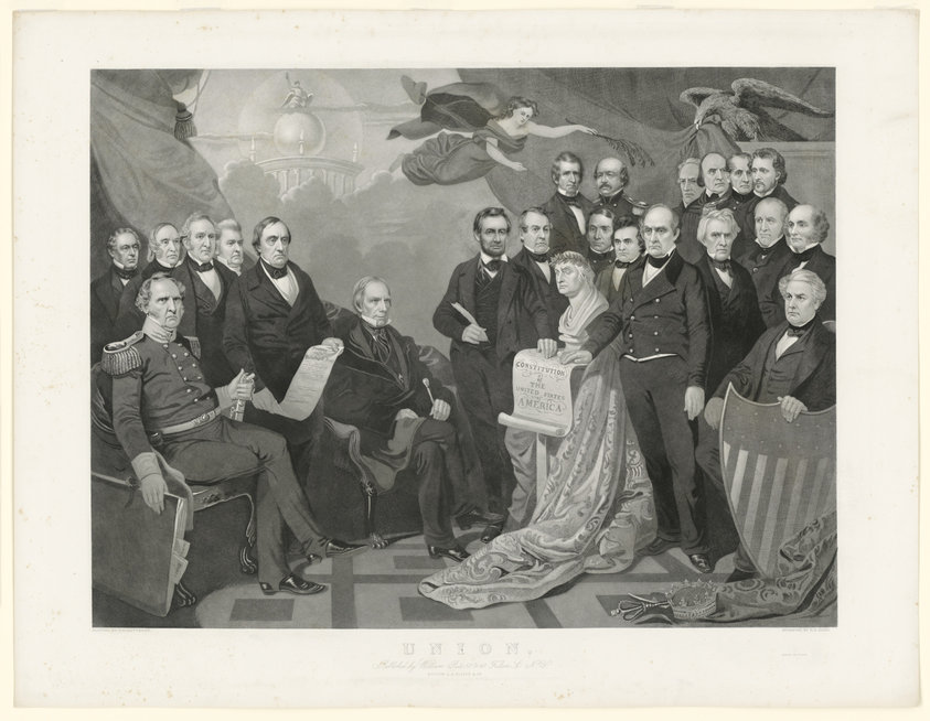 Lincoln with Major Union Figures