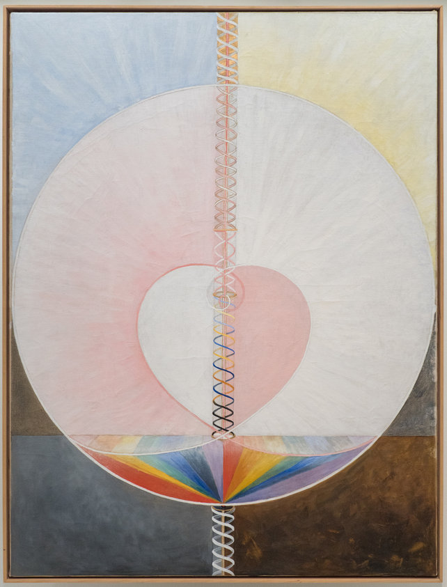 Hilma af Klint - Group IX/UW, No. 25, The Dove, No. 1, 1915