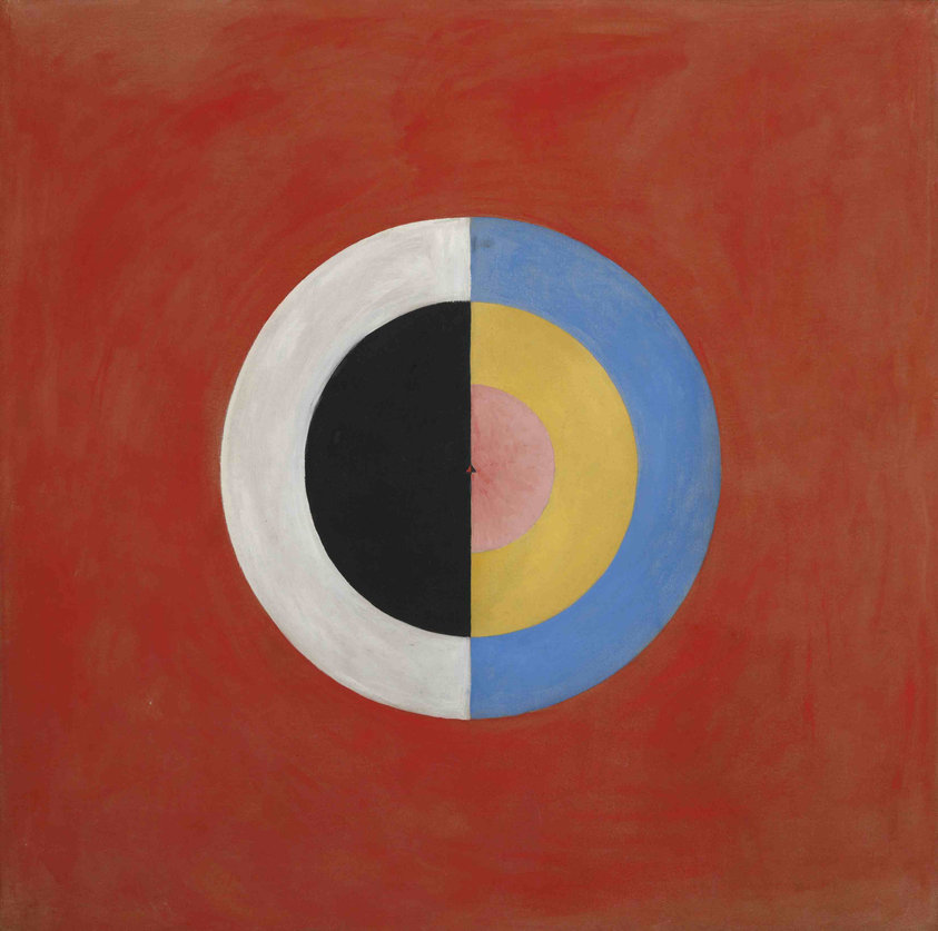 Hilma af Klint "Svanen, nr 17, grupp IX/SUW, serie SUW/UW", 1915. Stiftelsen Hilma af Klints Verk. Photo: Moderna Museet/Albin Dahlström.