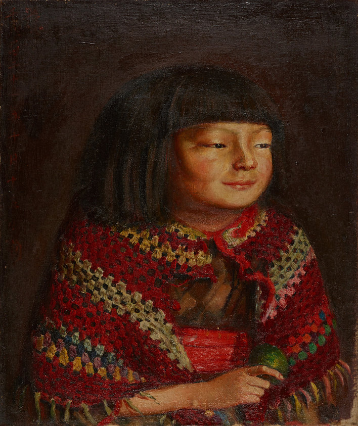 Reiko Smiling, by Kishida Ryusei, Tokyo National Museum, Japan