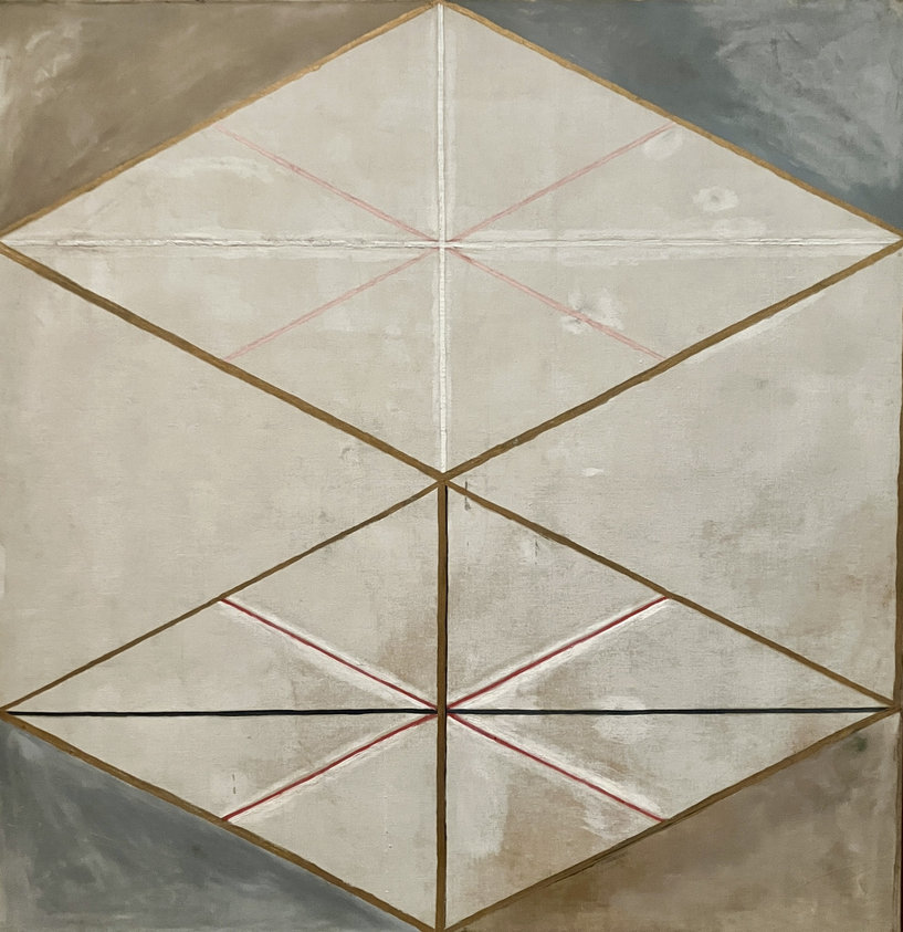 Svanen, nr 22, serie SUW/UW, målad av svenske konstnären Hilma af Klint (1862-1944) åren 1914-194 i oljefärg på duk. Stiftelsen av Hilma af Klints verk.